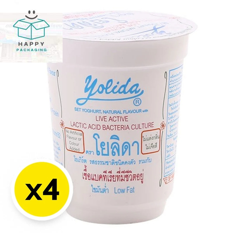 yolida yoghurt natural flavor โยลิดา โยเกิร์ต รสธรรมชาติ ขนาด 150 ก. x ...
