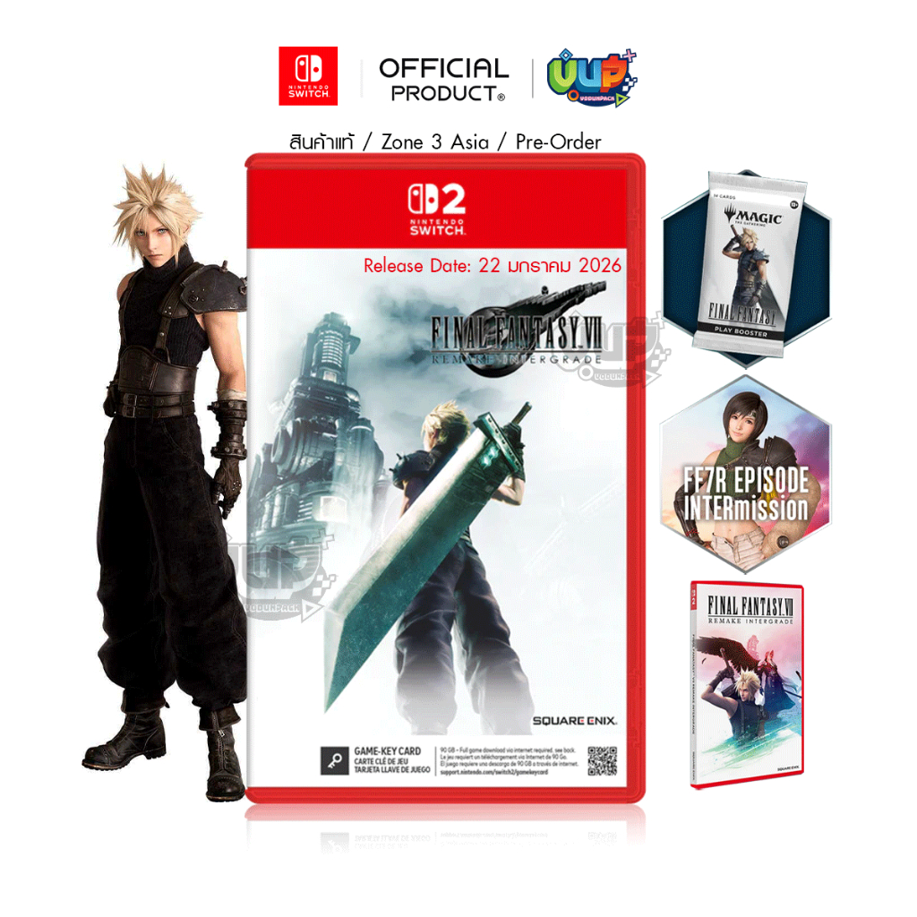 [Pre-order] Switch 2 : Final Fantasy VII Remake Intergrade Zone 3 Asia ...