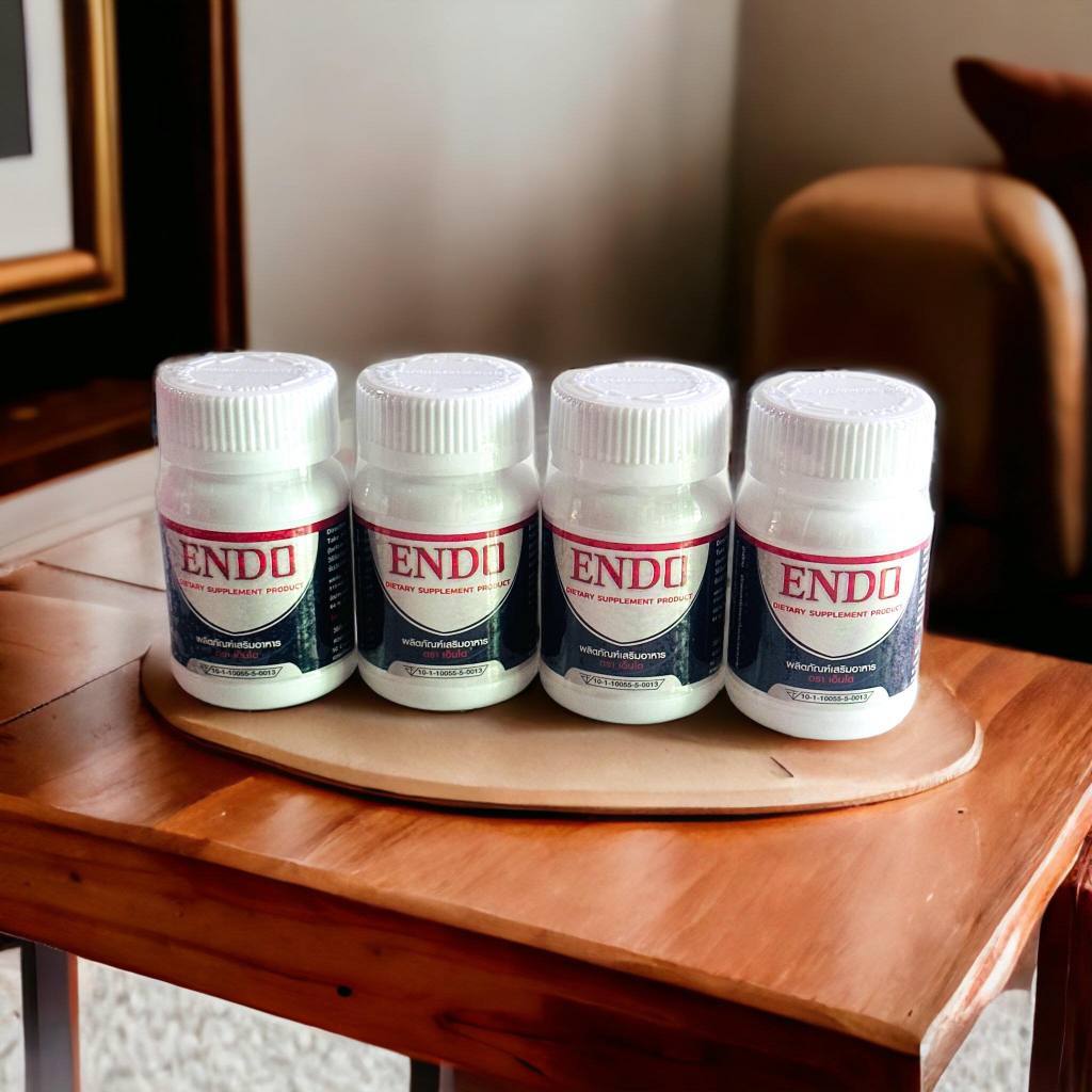 (4กระปุก)เอ็นโดะ endo สมุนไพรชนิดแคปซูล ผลิตภัณฑ์อาหารเสริมท่าชาย 1 กระปุกบรรจุ 10 แคปซูล