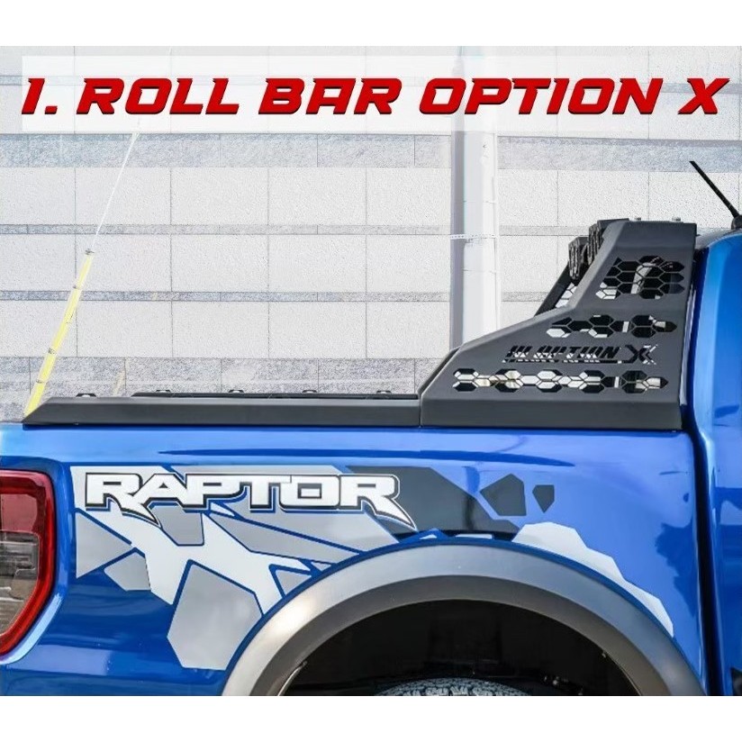 โรบาร์ ROLL BAR OPTION X (พร้อมไฟ LED4 ดวง) | Shopee Thailand