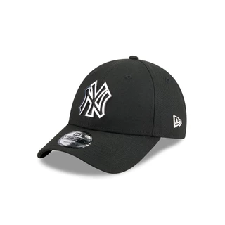 New Era หมวกรุ่น NEW YORK YANKEES METAL BADGE SILVER BLACK 9FORTY CAP