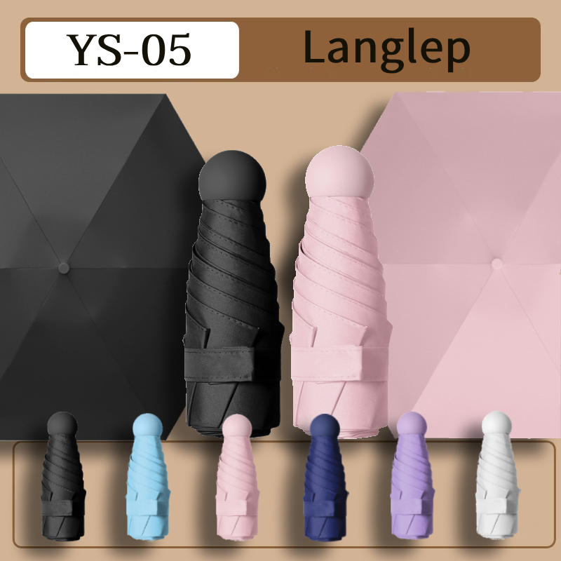 ร่มกันฝน กันแดด UV ป้องกันแสง UPF50+ กันน้ำ ขนาดเล็ก กระทัดรัด ร่มแคปซูล ดีไซน์น่ารัก สีพาสเทล น้ำหนักเบา พกพาสะดวก