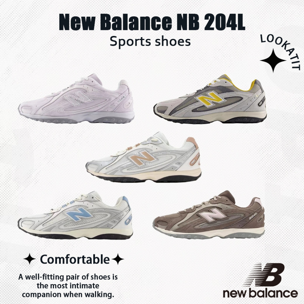 New Balance NB 204L รองเท้าวันว่าง ใส่สบาย น้ำหนักเบา สำหรับผู้ชายและ ...