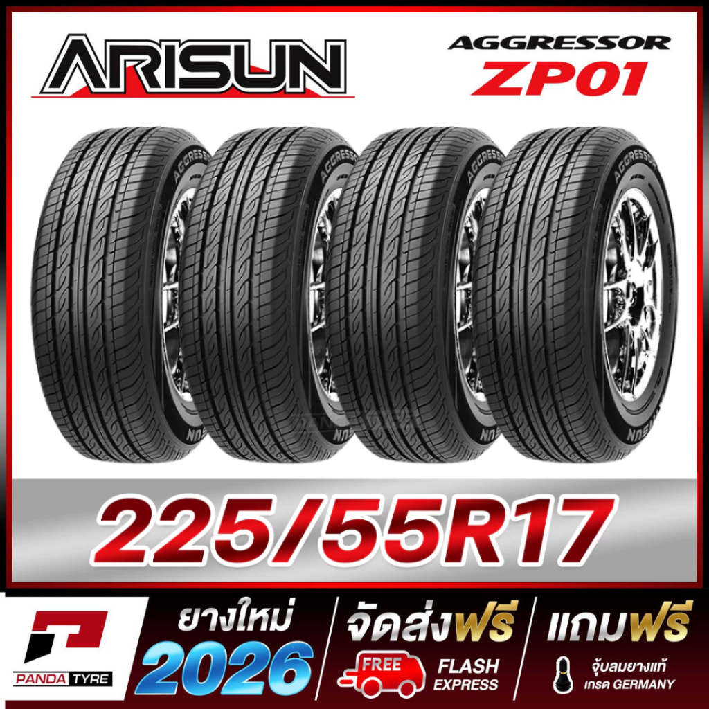 THA-ARISUN 225/55R17 ยางขอบ17 รุ่น ZP01 x 4 เส้น (ยางใหม่ผลิตปี 2026 ...
