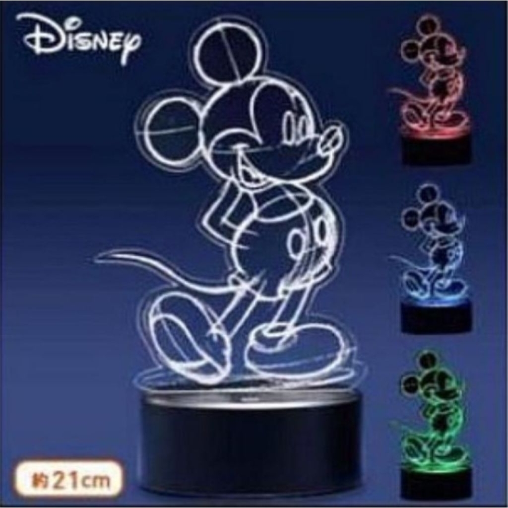 Disney Mickey Mouse Lampไฟ LED 3D มิกกี้เม้าส์ ของแท้ ของใหม่ ดิสนีย์ ...