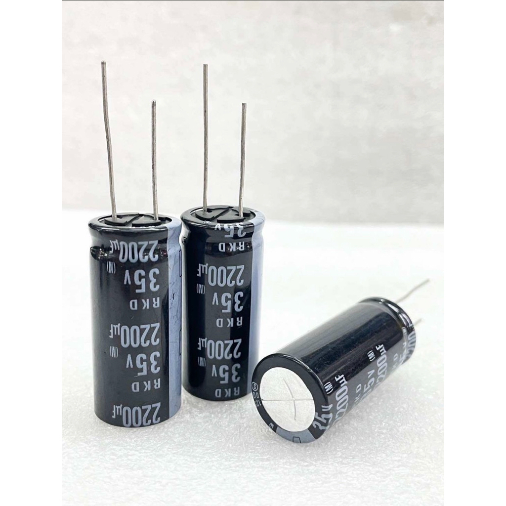 Capacitor 2200UF 35V ELNA 125C (แพ็ค,10ตัว) ขนาด16x36mm แท้-ใหม่จาก ...