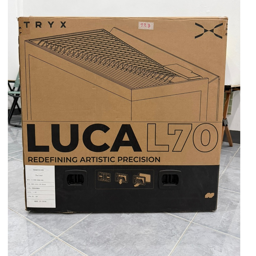CASE TRYX LUCA L70 (BLACK)(E-ATX) เคส สีดำ มือสอง ครบกล่อง ใช้งานปกติ ...