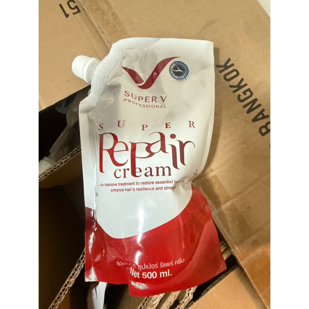 แบบซอง SUPER V INTER SUPER REPAIR CREAM ซุปเปอร์ วี อินเตอร์ ซุปเปอร์ ...