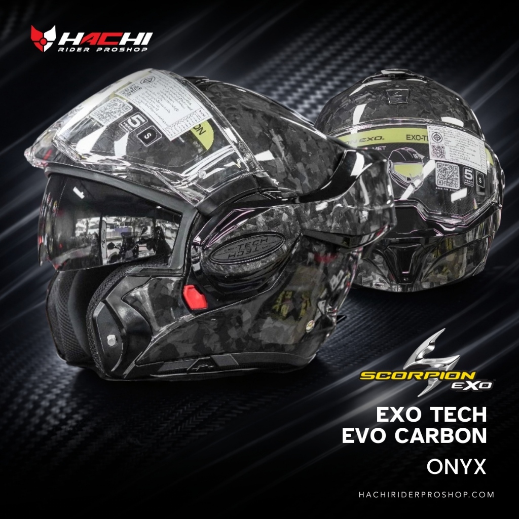 SCORPION EXO TECH EVO CARBON - Onyx | Shopee Thailand