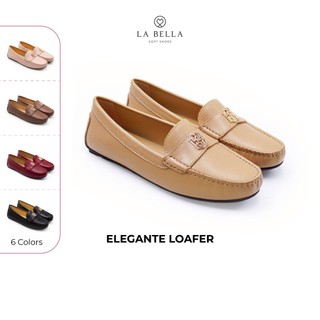 LA BELLA  รองเท้าคัชชูหนังแกะ รุ่น ELEGANTE LOAFER 6 สี
