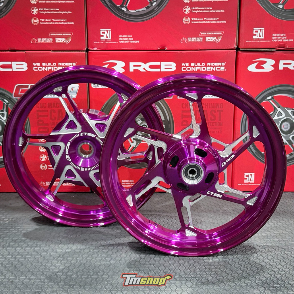ล้อRCB CT600 Giorno+ ตรงรุ่น ล้อCNC แถมฟรี จุ๊บลมตรง | Shopee Thailand