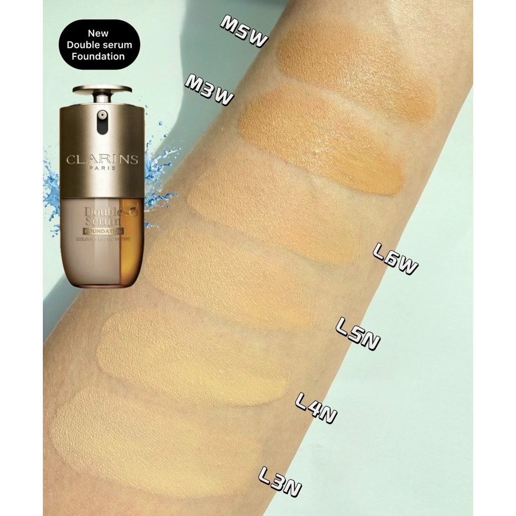 ✨ Clarins Double Serum Foundation 30ml 👑 ���¤ԧ������� �� 💯��Ե�� 2025  [VIVIBOXSHOP] | Shopee Thailand