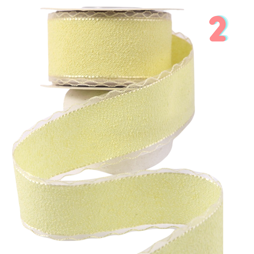 K-Ribbon Pastel Cloud R4 ริบบิ้น 2 ด้าน สีพาสเทล 4ซม. เติมความหวาน ...