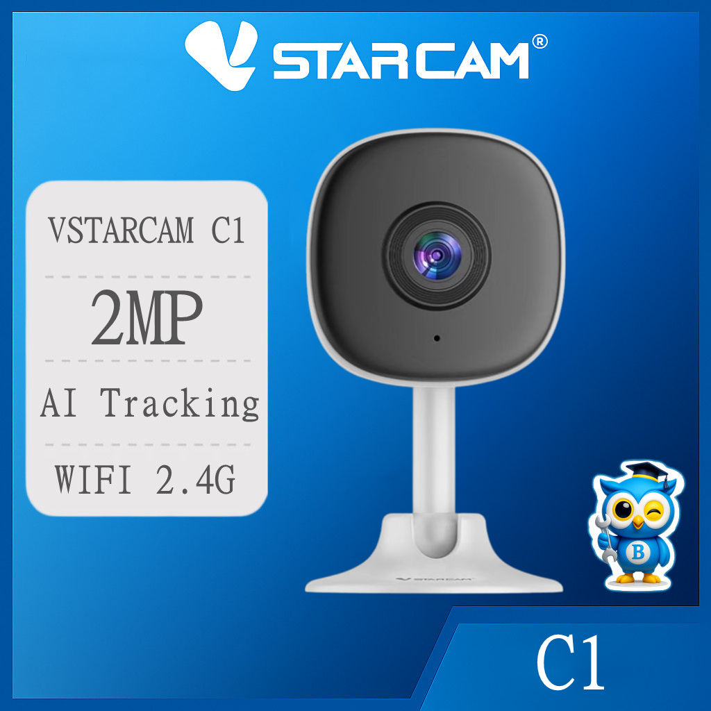 VSTARCAM C1 2MP กล้องเฝ้าระวัง WIFI 2.4GHz WiFi Camera กล้องวงจรปิด ใน ...