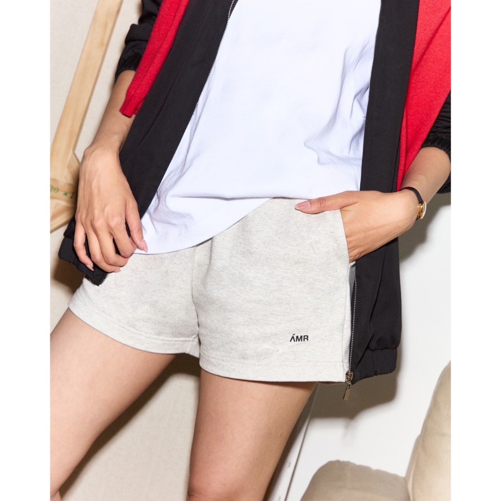 AMR DE SAISON ( AIMER ) - French Terry Mini Shorts | Shopee Thailand