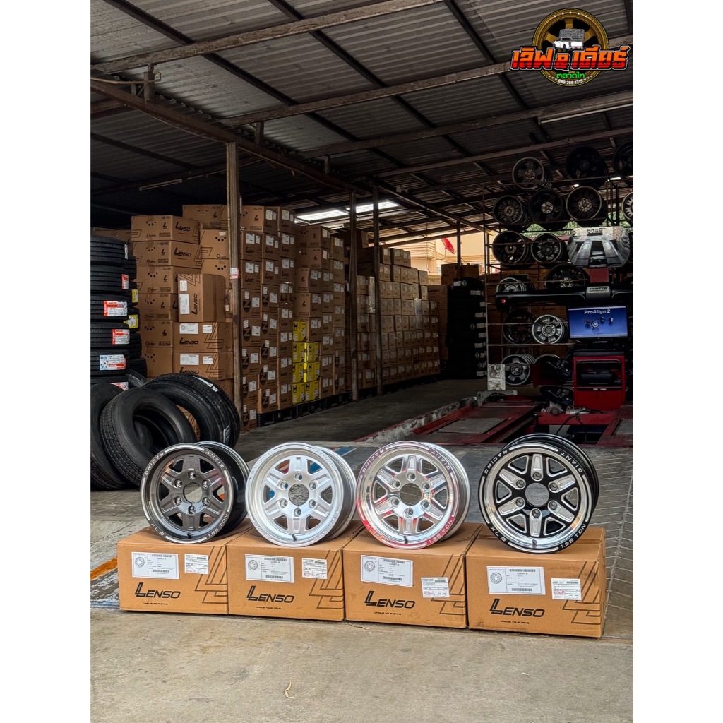 Lenso XL9 GIANT9 ล้อบรรทุกเลนโซ่มีขอบ 14 และ 15 กว้าง 7.5 นิ้ว ออฟ+10 ...