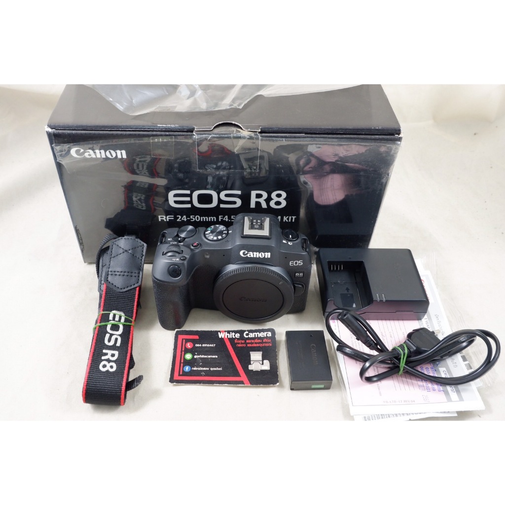 Canon EOS R8 หมดประกันศูนย์ครบกล่อง มือสอง r8, canon r8 | Shopee Thailand