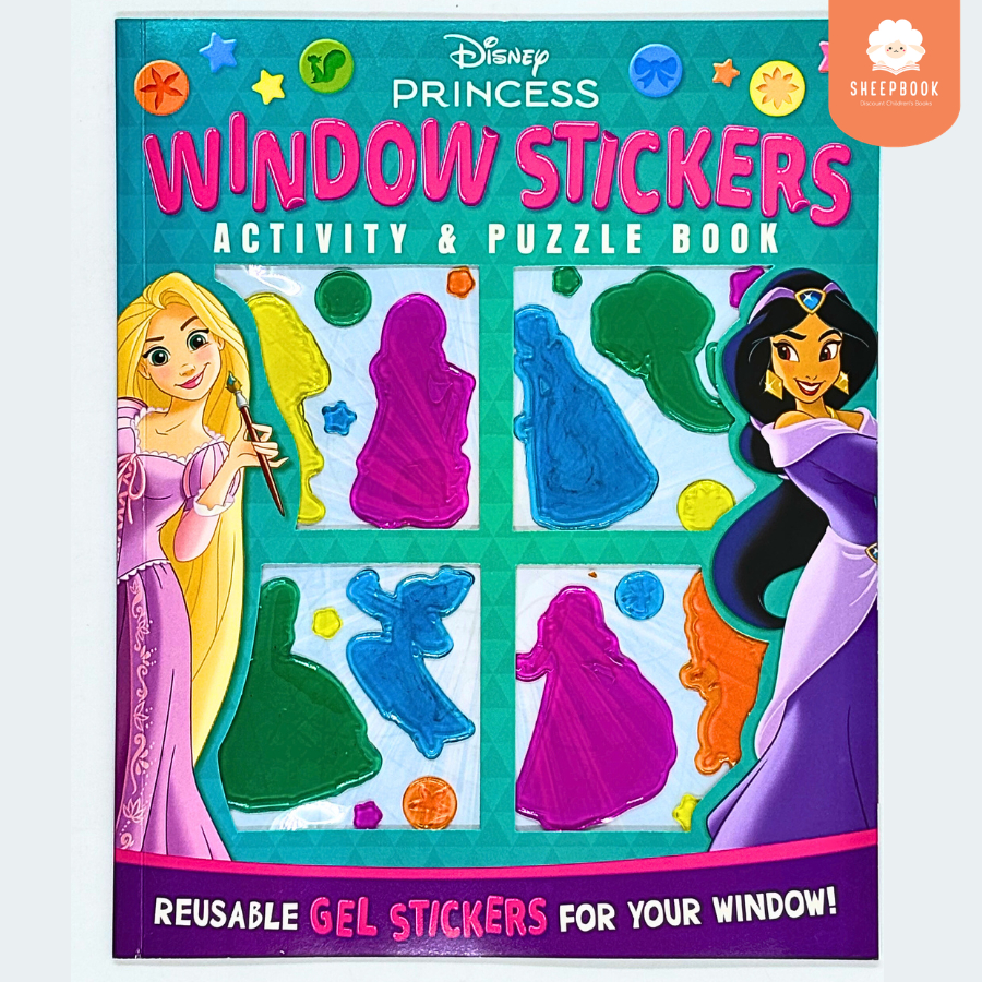 หนังสือกิจกรรม Disney Princess: Window Stickers Activity & Puzzle Book ...