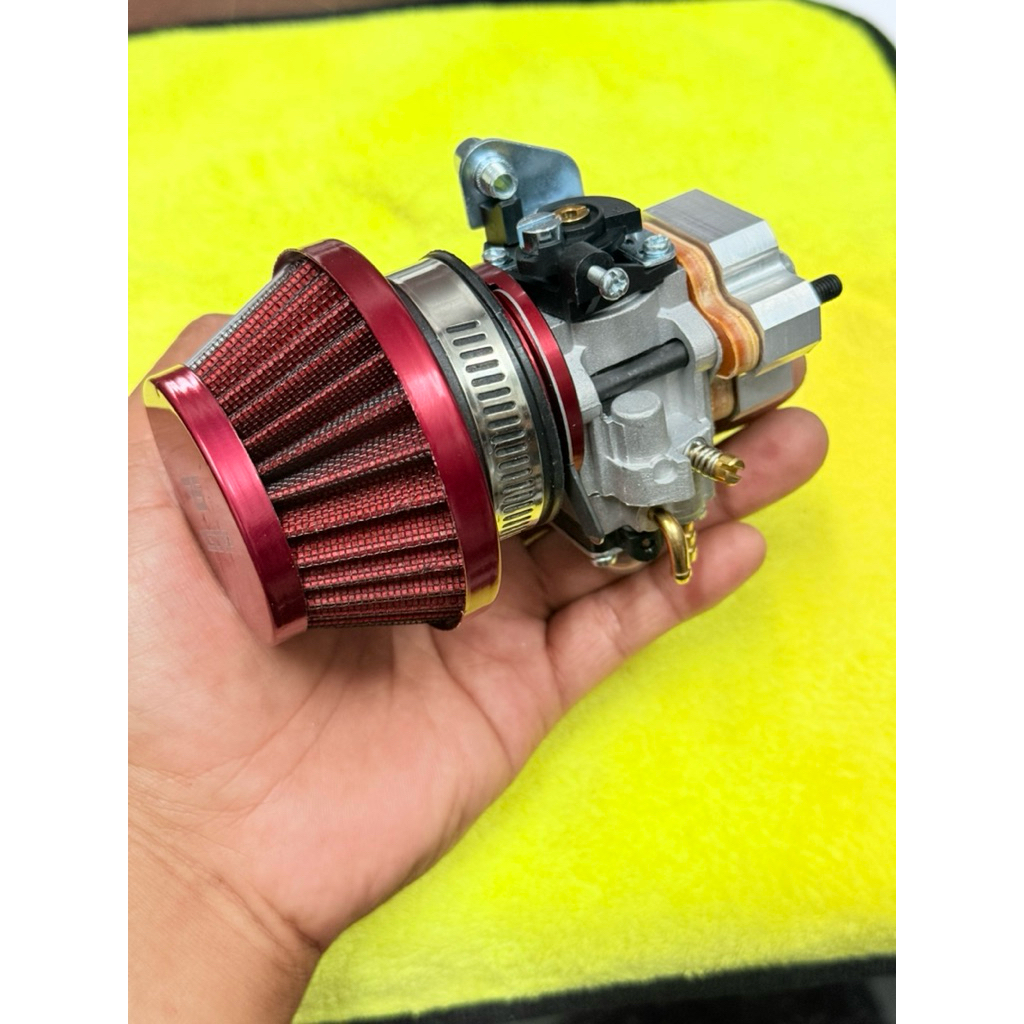 ชุดแปลงคาร์บูเรเตอร์ Kawasaki TD40 ประกอบด้วยหน้าแปลนคาร์บู คาร์บูผ้า ...