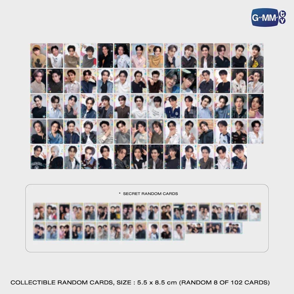 GMMTV Selfie Heart Shot RANDOM CARD POND PHUWIN FORCE BOOK JOONG