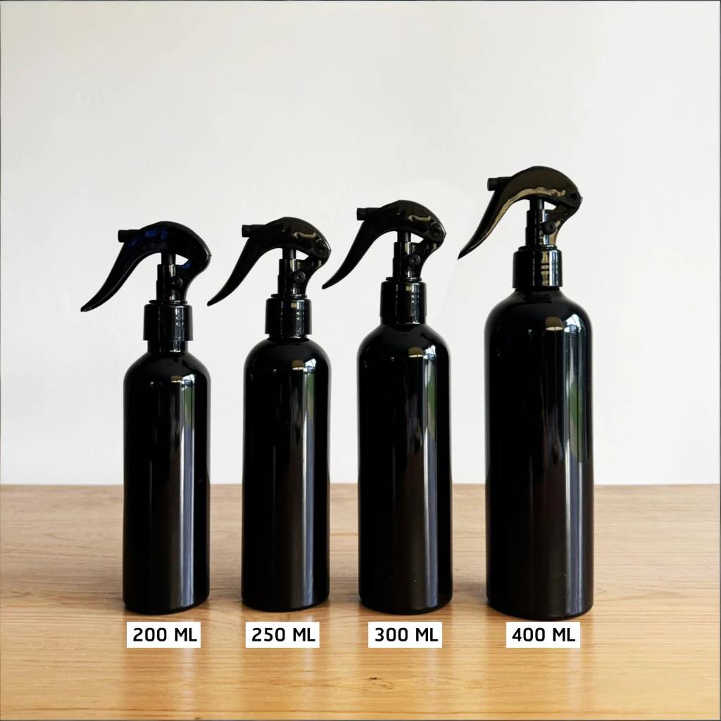 BLIVO ขวดฟ๊อกกี้สีดำ ขวดสเปรย์สีดำ ขวดPET 200/250/300/400/500ml. พร้อมจัดส่งจากกรุงเทพ