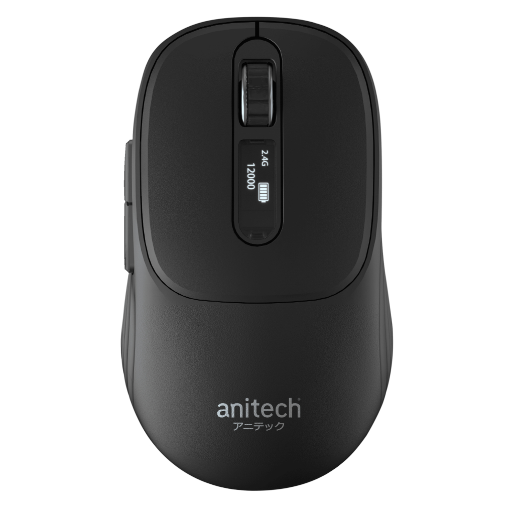 ANITECH WIRELESS DUAL FUNCTION MOUSE 2.4G + BLUETOOTH 5.2 W242 (2Y ...