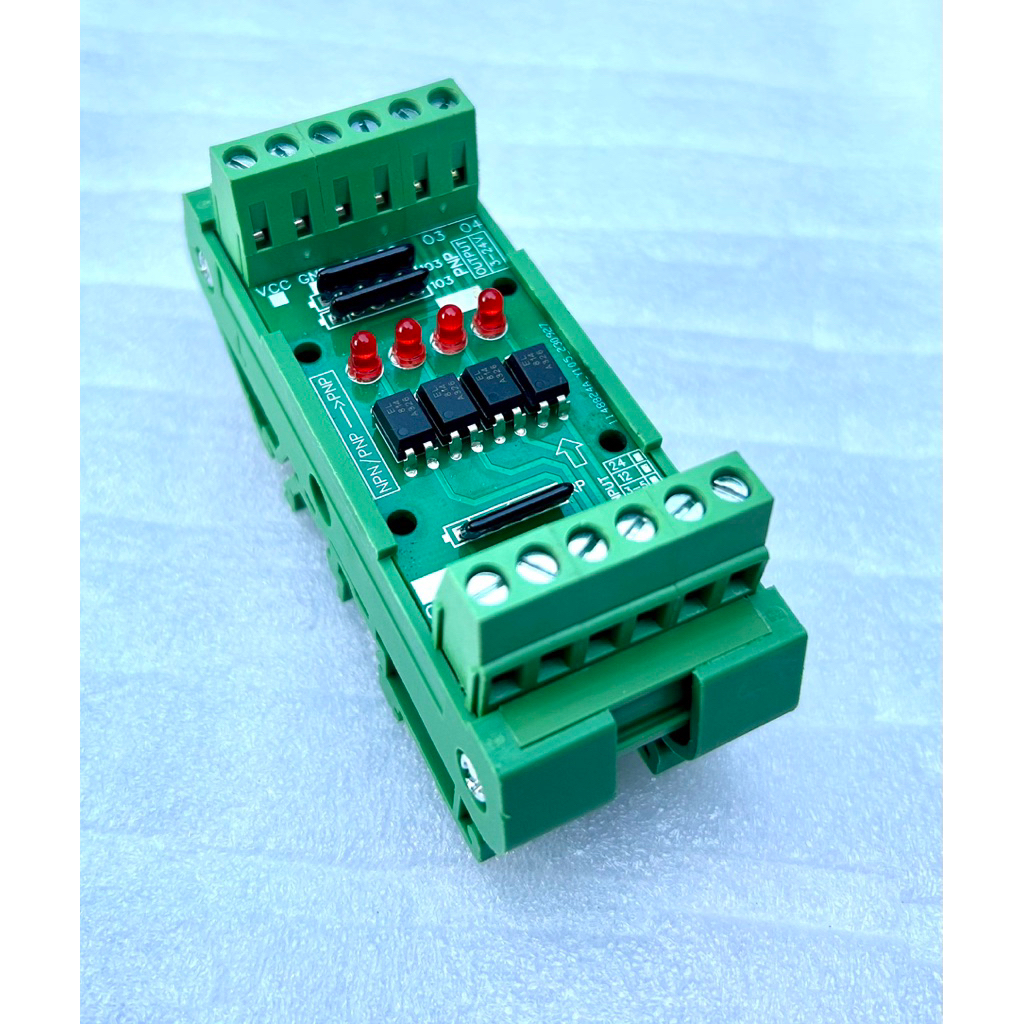 board module แปลงสัญญาณinput NPN /PNP12 -24vdc Output PNP/NPN 3-24vdc ...