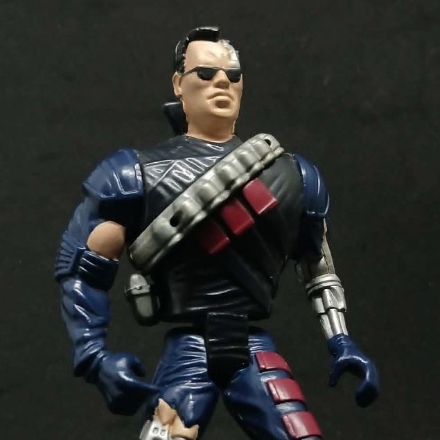แอคชั่นฟิกเกอร์คนเหล็ก Kenner Terminator 1993 Blue Arnold War Battle ...