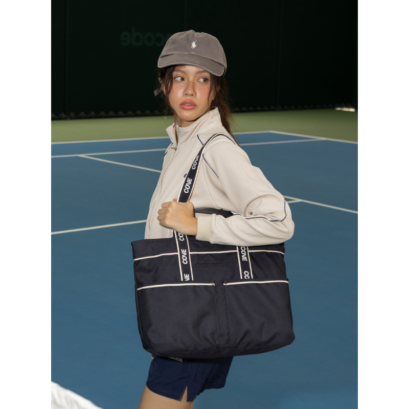 COVE Daytrip Laptop Tote : Court Culture EDT กระเป๋าใส่โน๊ตบุ๊ค / Laptop 15 นิ้ว กระเป๋าสะพายไหล่ ผ้าโพลีเอสเตอร์แคนวาส
