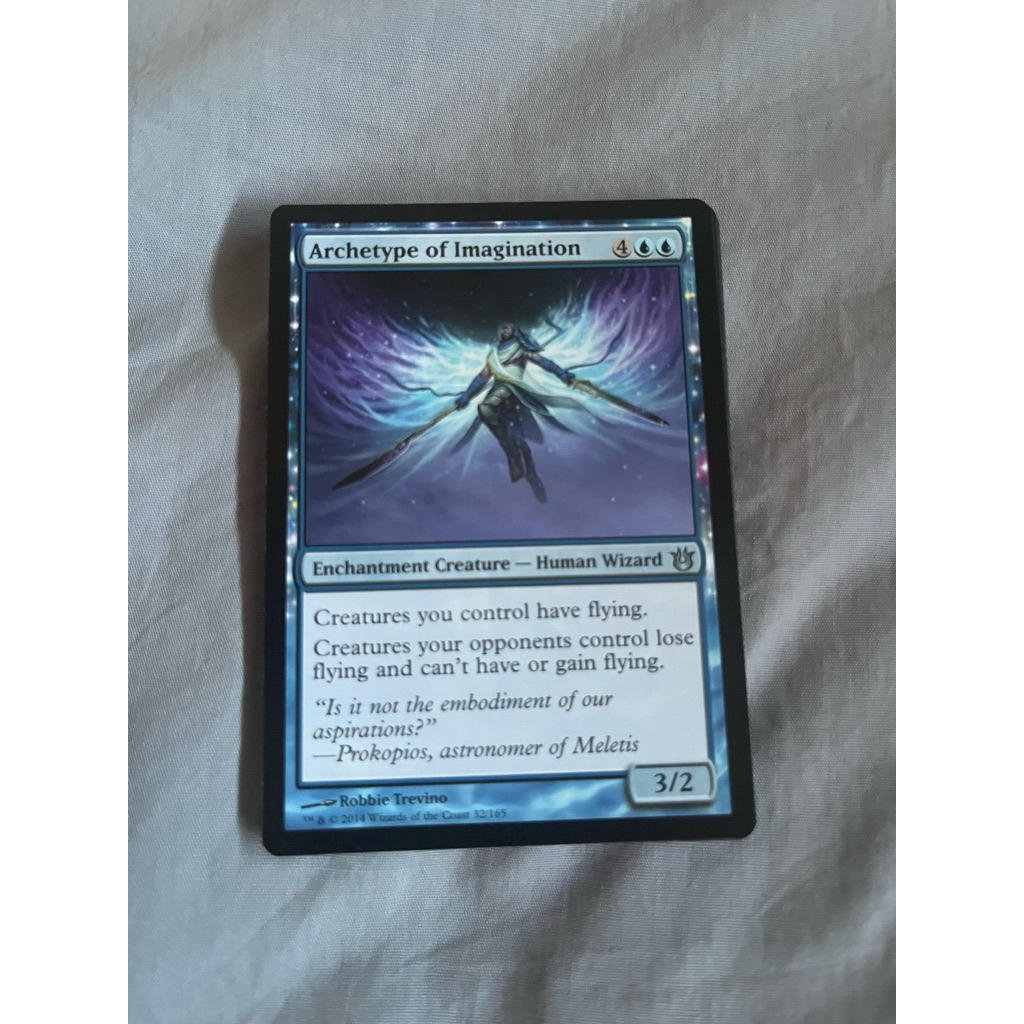 การ์ด MTG Archetype of Imagination Blue Magic the Gathering EDH รุ่น ...