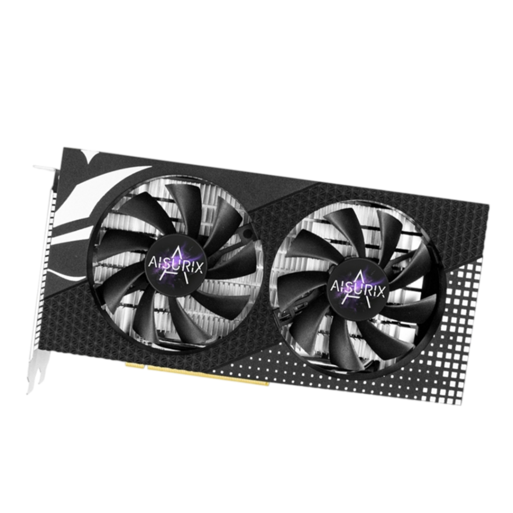 ส่งทันที Radeon RX580 8GB GDDR5 2048SP Aisurix MediaZShop Card พัดลมคู่ ...