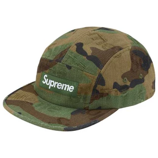 Sup Jacquard Logos Denim Camp Cap Camo FW25