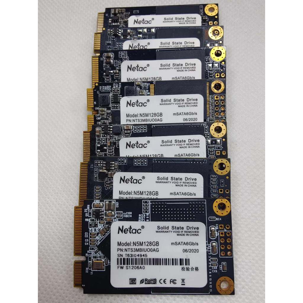 90%new Netac 128G MSATA โซลิดสเตทไดรฟ์ | Shopee Thailand