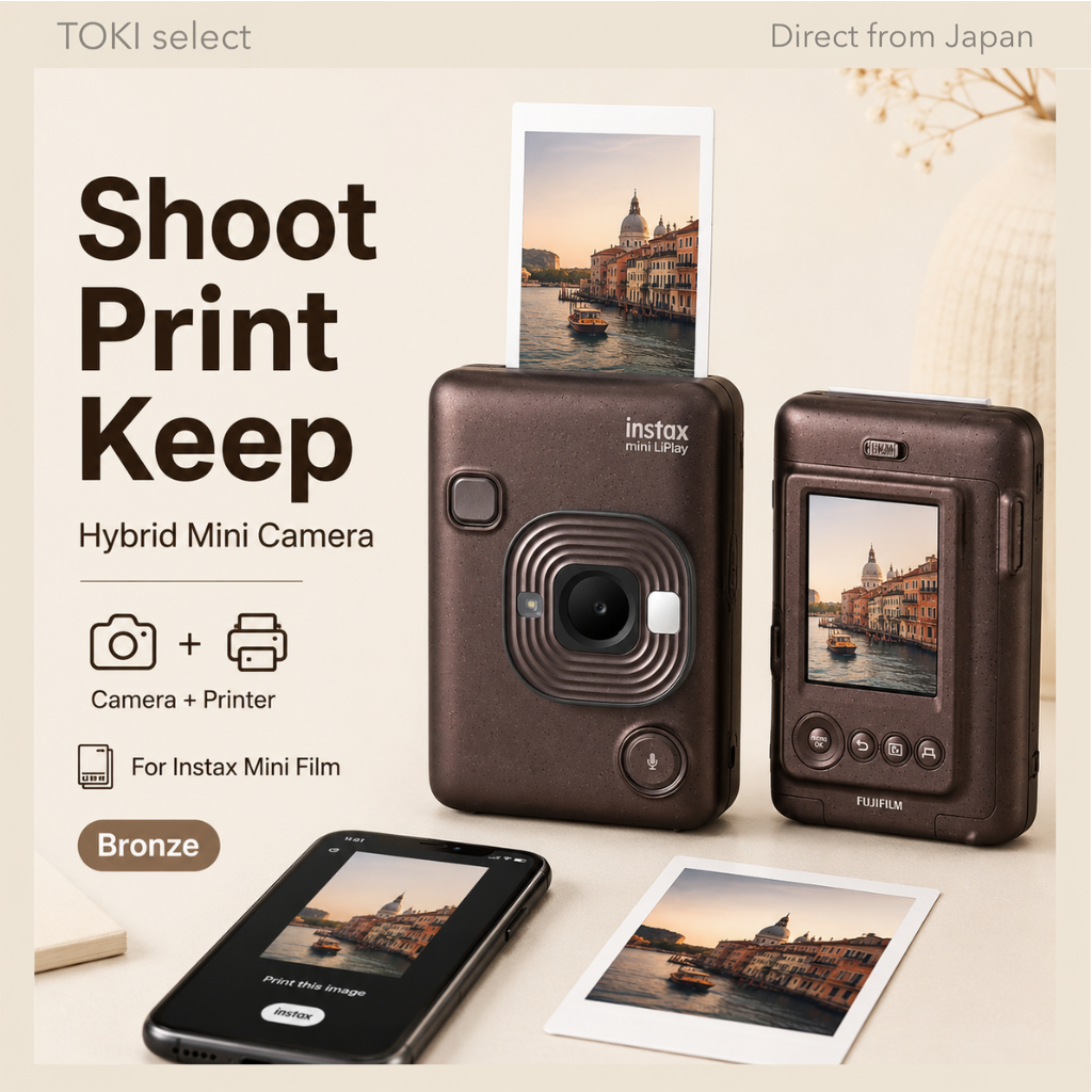 FUJIFILM Instax Mini LiPlay Hybrid Instant Camera Smartphone Printer ...