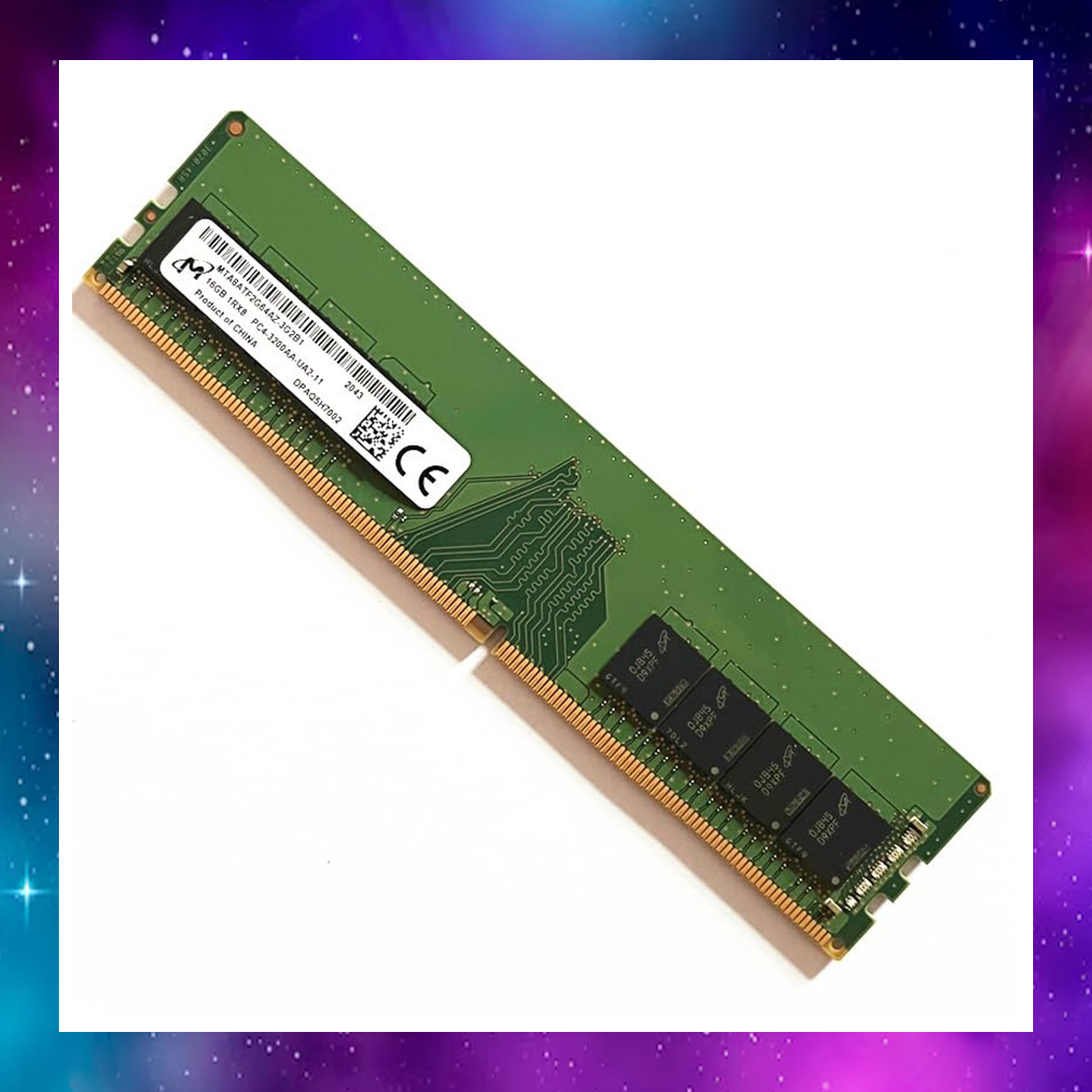 16GB (16GBx1) DDR4 BUS3200 RAM PC (แรมพีซี) MICRON 1Rx8 (MTA8ATF2G64AZ-3G2F1) ใช้งานปกติ