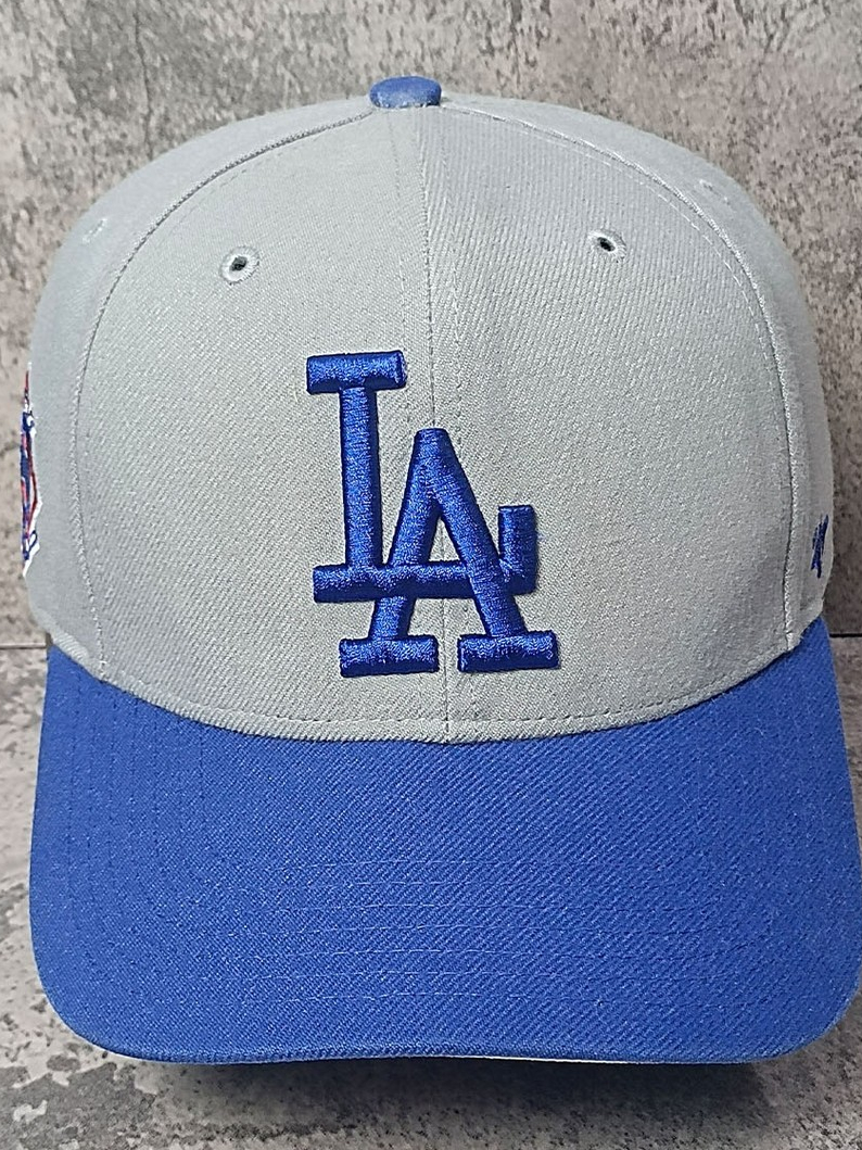 หมวก Los Angeles Dodgers Grey Blue Two Tone Snapback 47Brand(USED ...