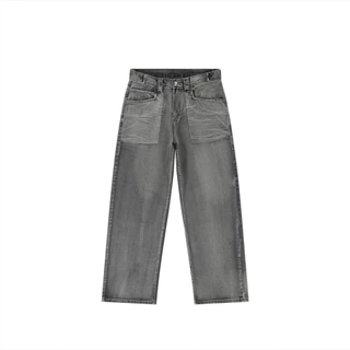 Velika™ │กางเกง BAGGY JEANS - Unisex [DARK SNOW]
