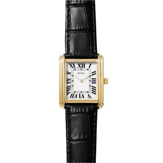 LAPHONT BLOC WATCH LARGE GOLD CASE WHITE DIAL