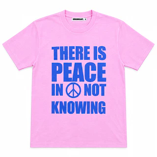 VGH THERE IS PEACE TEE LOGO BLUE