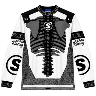 SURETHING MOTO LS JERSEY WHITE BONE