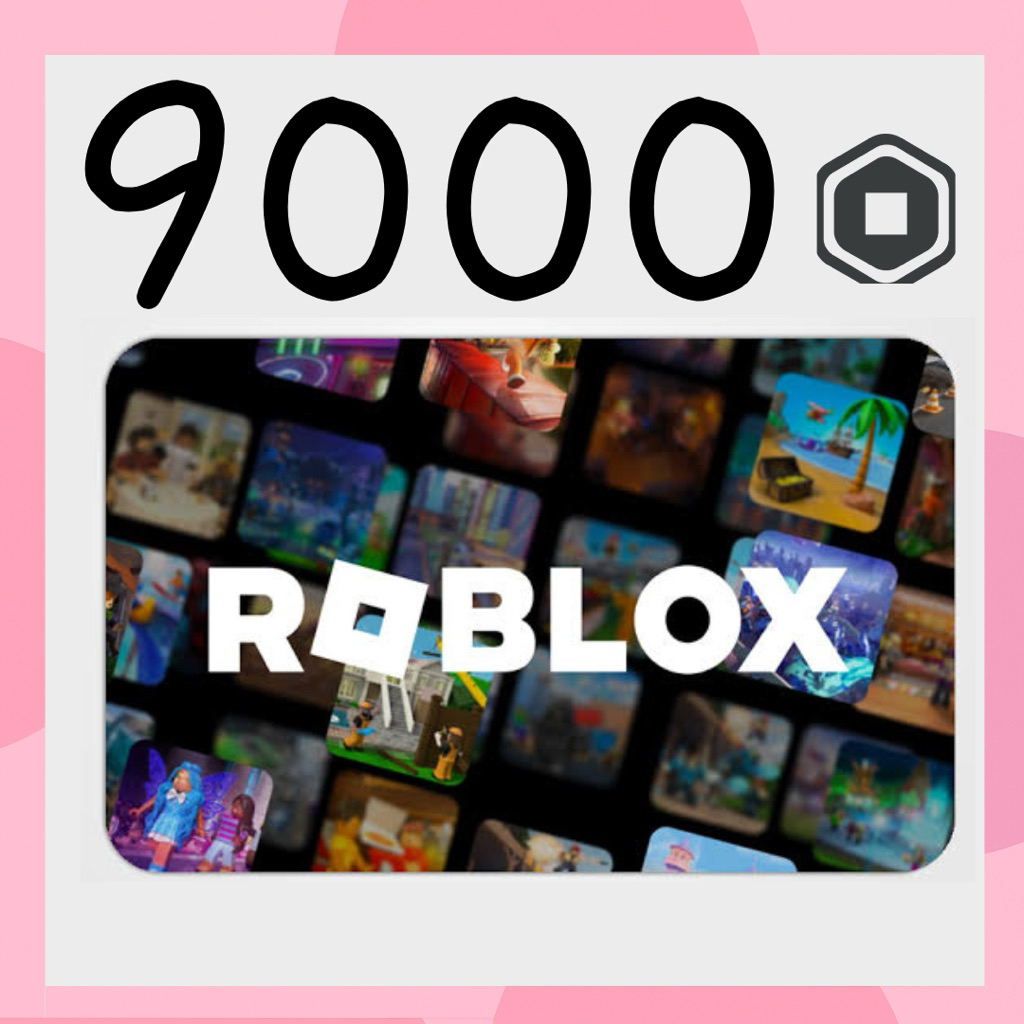 Roblox Robux 9000R Robux | Shopee Thailand