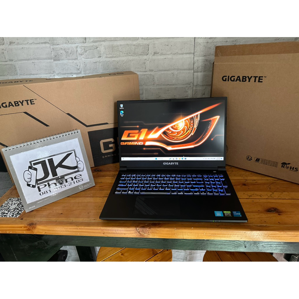 โน๊ตบุ๊คเกมมิ่งมือสอง Gigabyte G5Y | Shopee Thailand