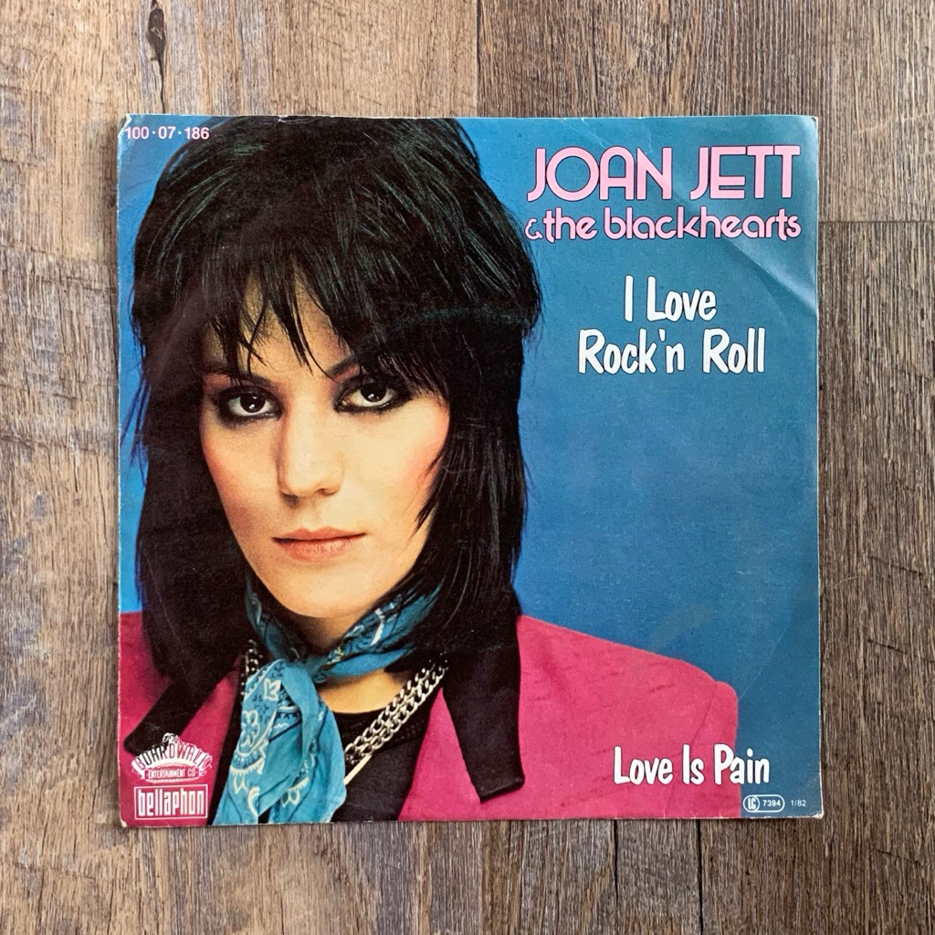 แผ่นเสียง Joan Jett - I love roc&roll vinyl lp 7”(VG+) | Shopee Thailand