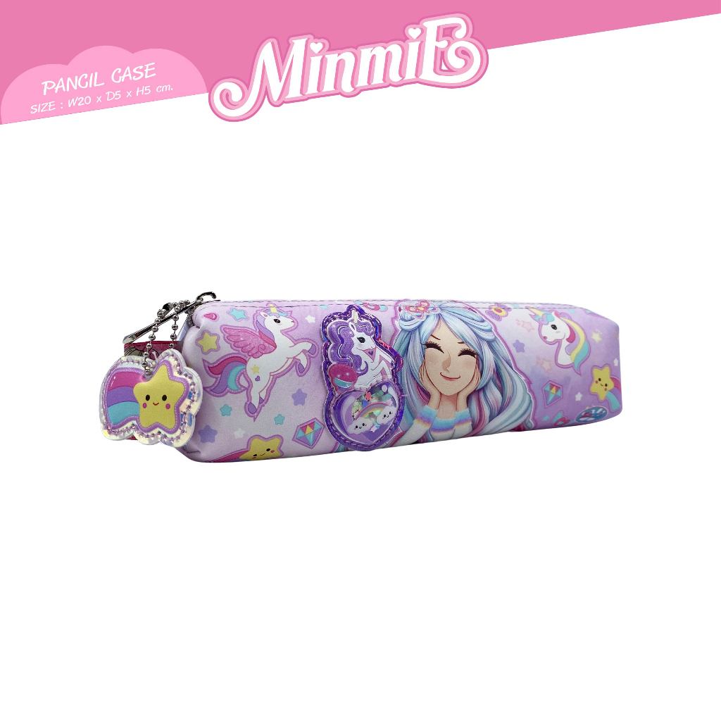 Minmie กล่องดินสอน่ารักลายหมีเจ้าหญิง แข็งแรงทนทาน กันน้ำได้ ลิขสิทธิ์ ...