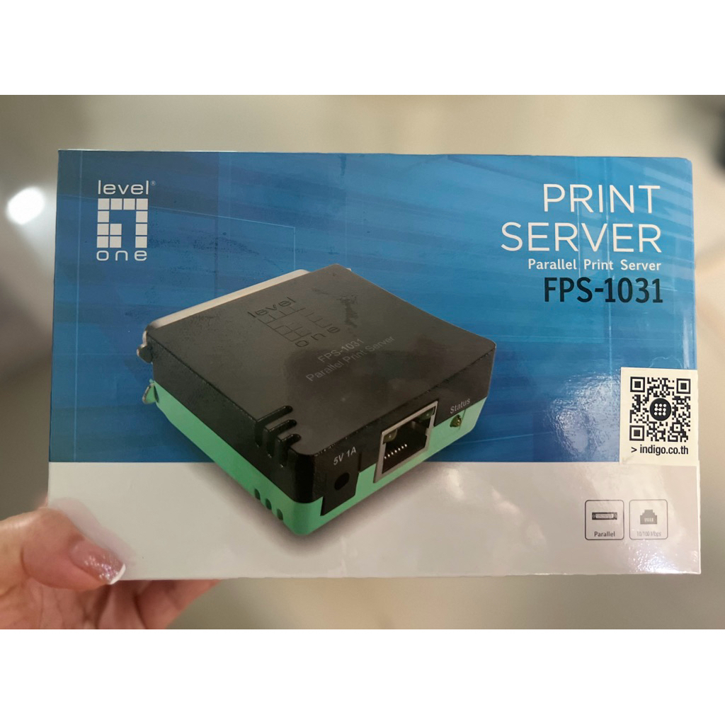 🔥Level One Parallel Print Server ใช้แชร์อุปกรณ์หลายเครื่องกับปริ้นเตอร์ ...
