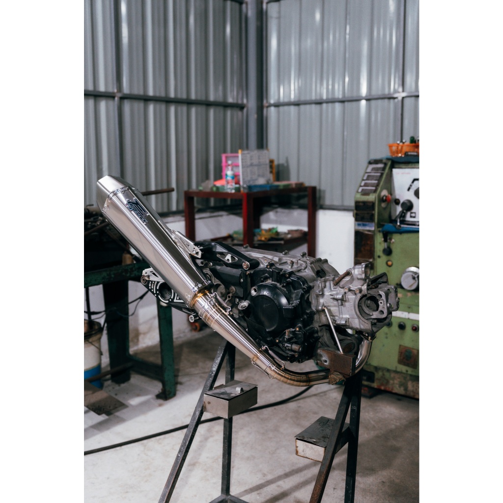 ท่อ FT Titanium Mark2 / Forza350 Xmax300 Zontes350E / ฟูลเลส | Shopee ...