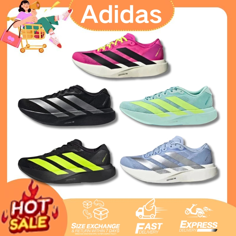 (ของแท้ 100%)Adidas Adizero Evo SL รองเท้าผ้าใบแฟชั่นสำหรับผู้ชายและ ...