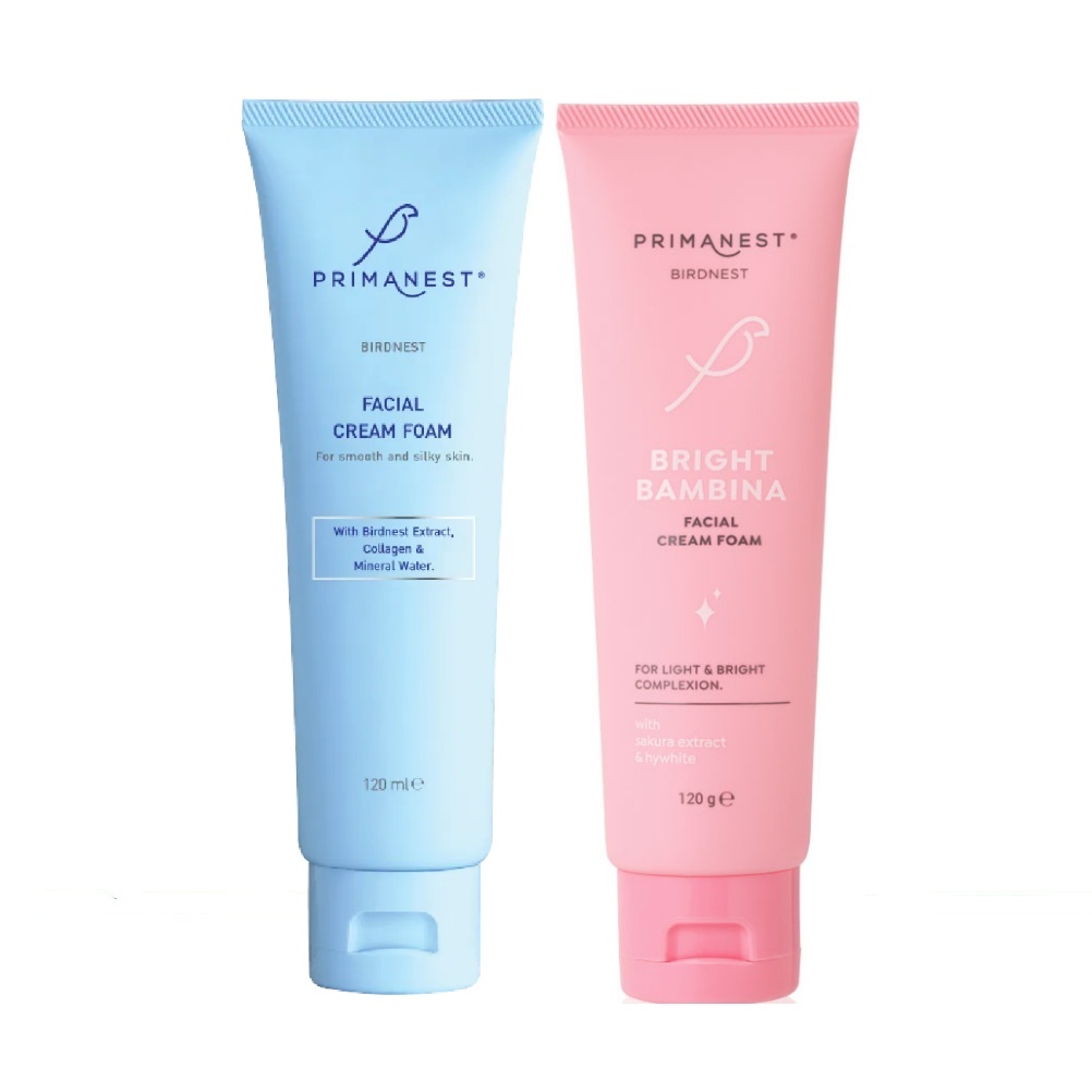 Primanest Birdnest Bambina Facial Cream Foam120ml พรีมาเนสท์ เบิร์ดเนส ...