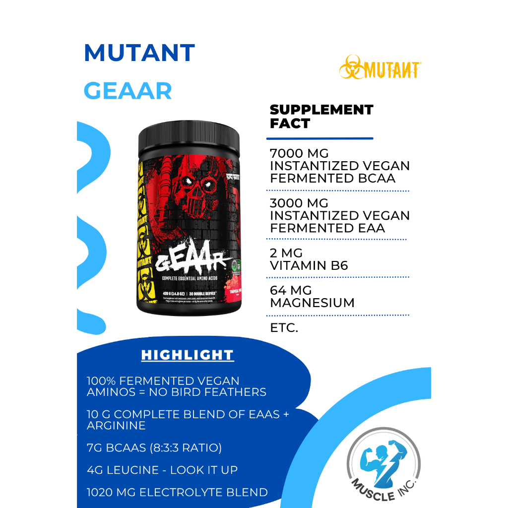 Mutant- GEAAR 420g พร้อมส่ง!! | Shopee Thailand