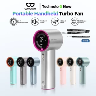 โปรโมชั่น Flash Sale : GOOJODOQ Gfs001 พัดลมพกพา 4000mah พัดลม Type C พัดลมไอเย็น พร้อมจอแสดงผล พัดลมมือถือ พัดลมมือถือ